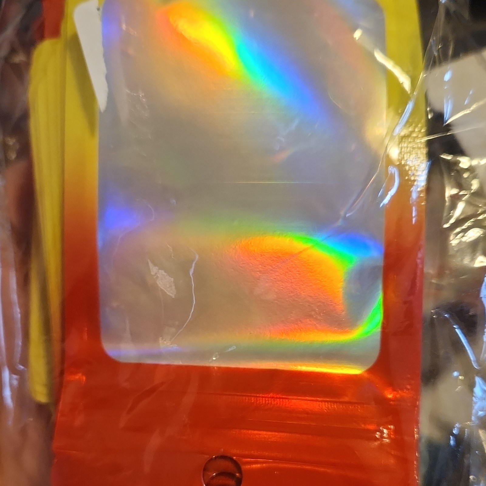 100 Reclosable Zipper Bags Pink Red Yellow Silver Holographic 2.95×4.72 in