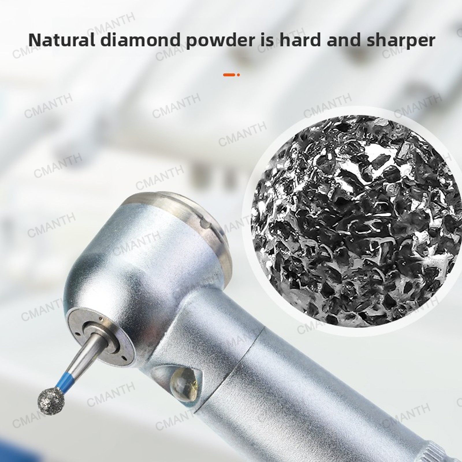 20PCS Dental FG Diamond Burs Taper Conical For High Speed Handpiece FrictionGrip