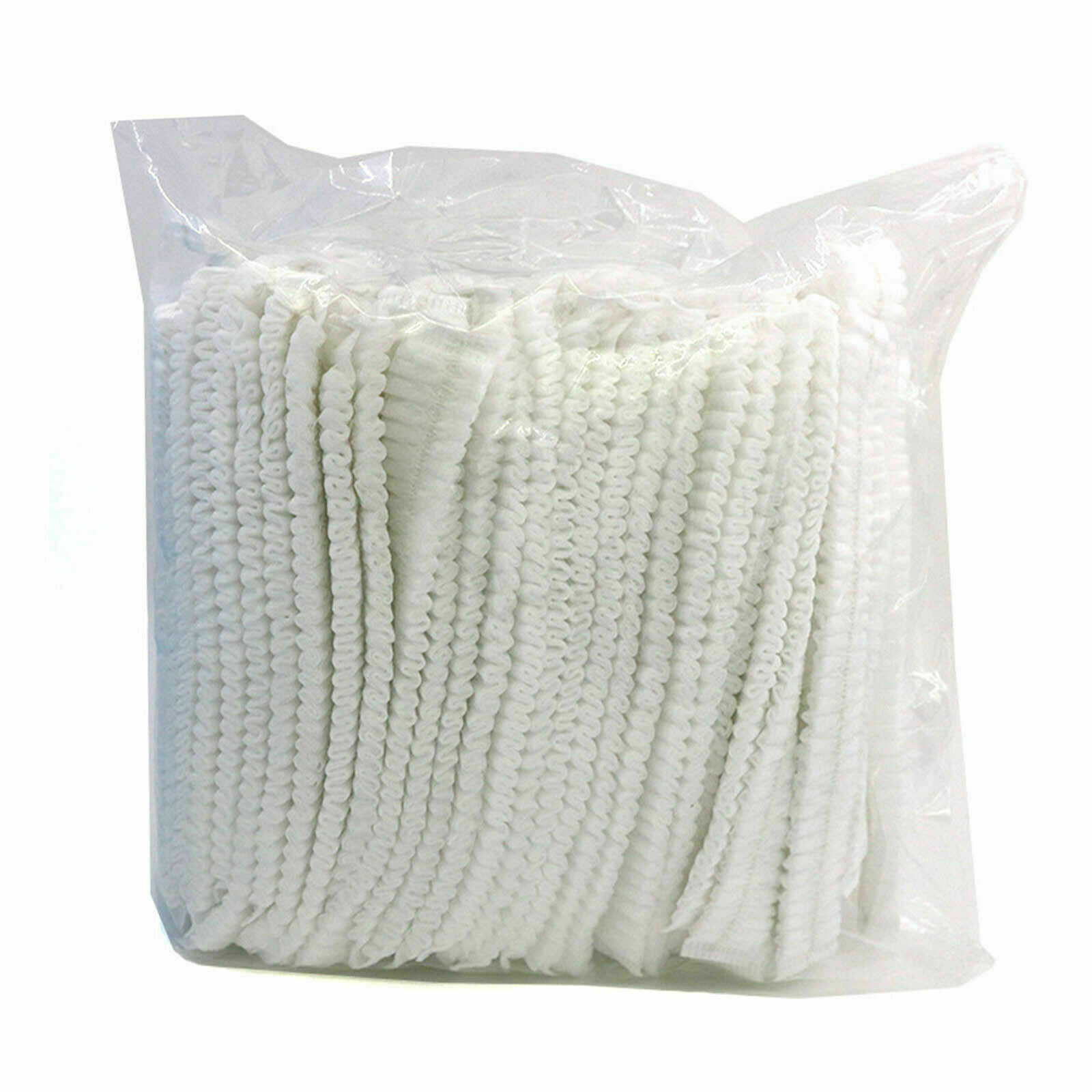 100-1000pcs Disposable Hair Net Non-Woven Head Bouffant Hair Cap 24″