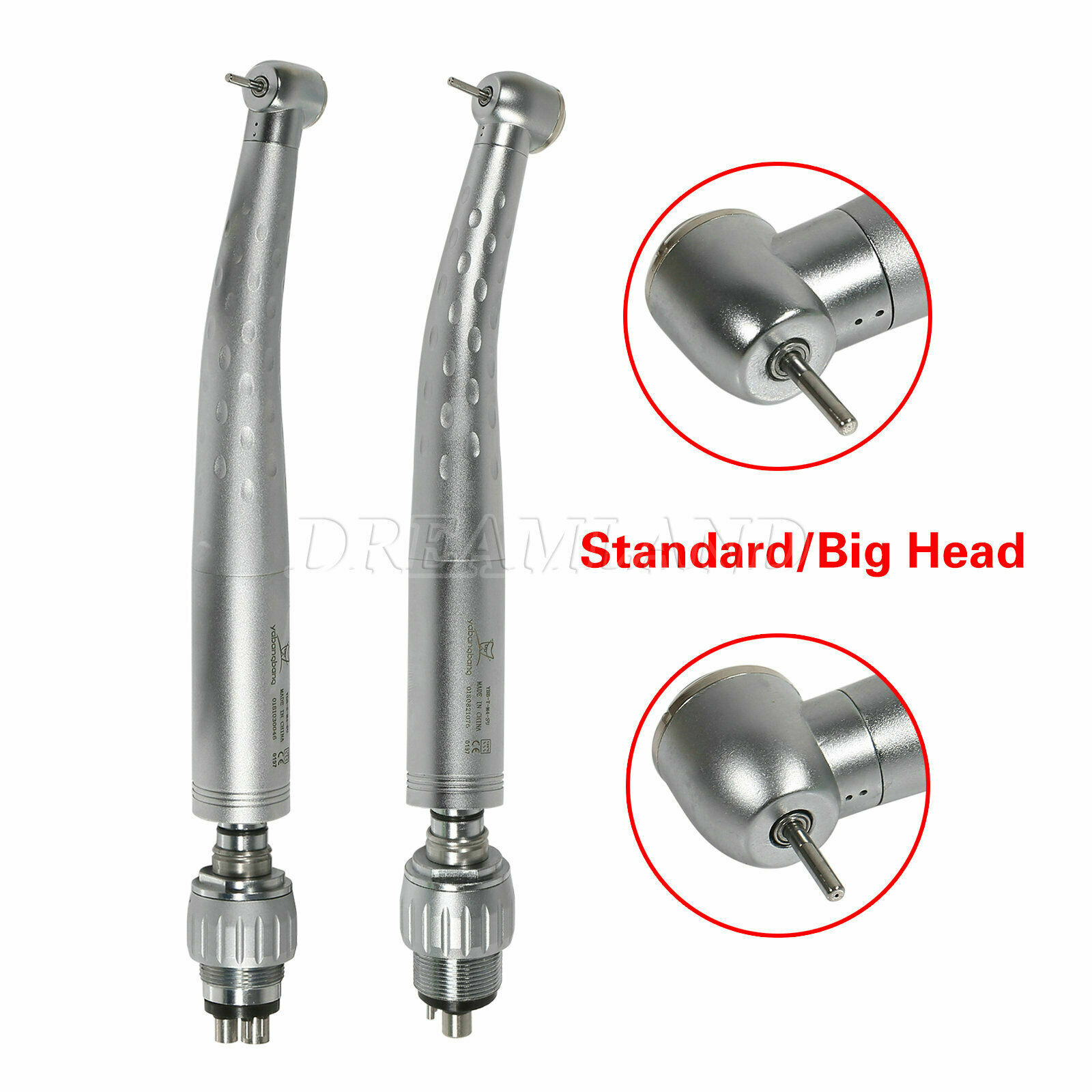KAV Style Dental High Speed Handpiece and 4 Hole Quick Coupler 360° Swivel CY