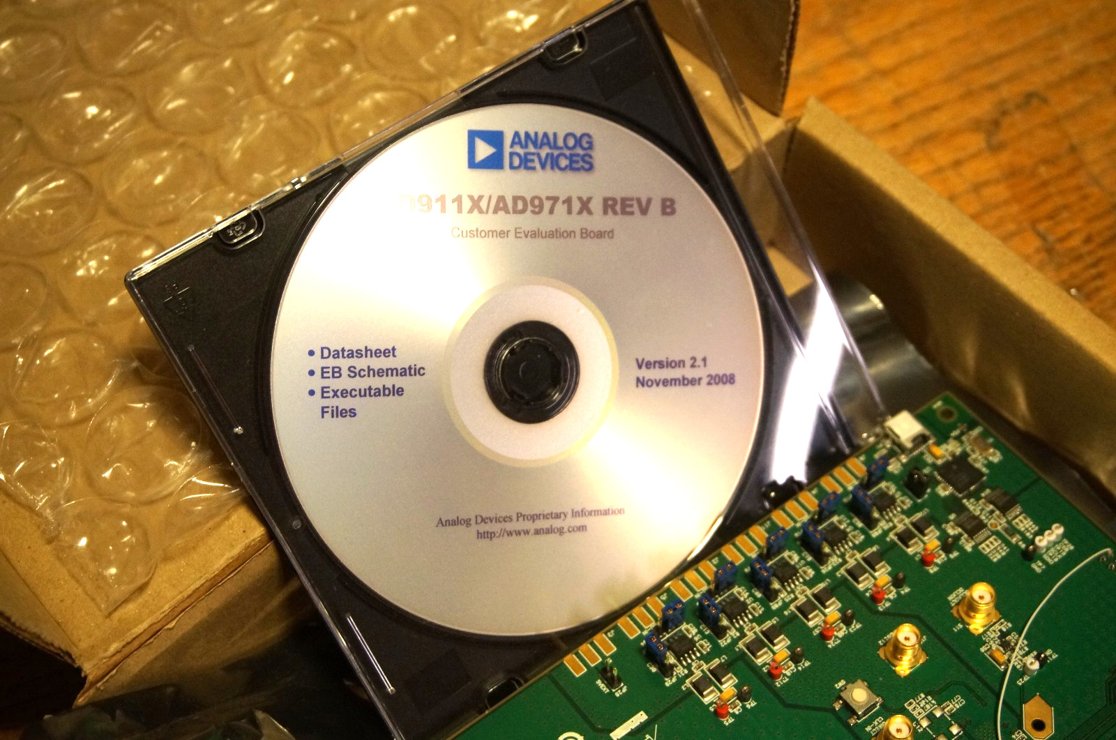 ANALOG DEVICES AD9714-EBZ Data Conversion 8-bit low power converter DAC