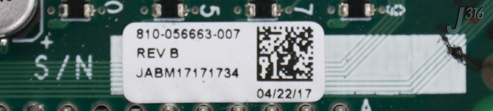 24852 LAM RESEARCH PCB, UI/FIB JTS SIH4 W/ NODE BD TYPE 24 810-111093-100
