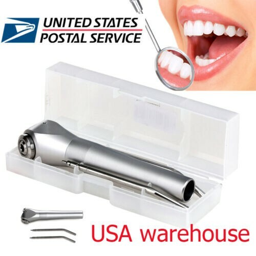 Dental Tri-3 Way Air Water Syringe Spray Triple Handpiece ^ 2 Nozzles Tips Tubes
