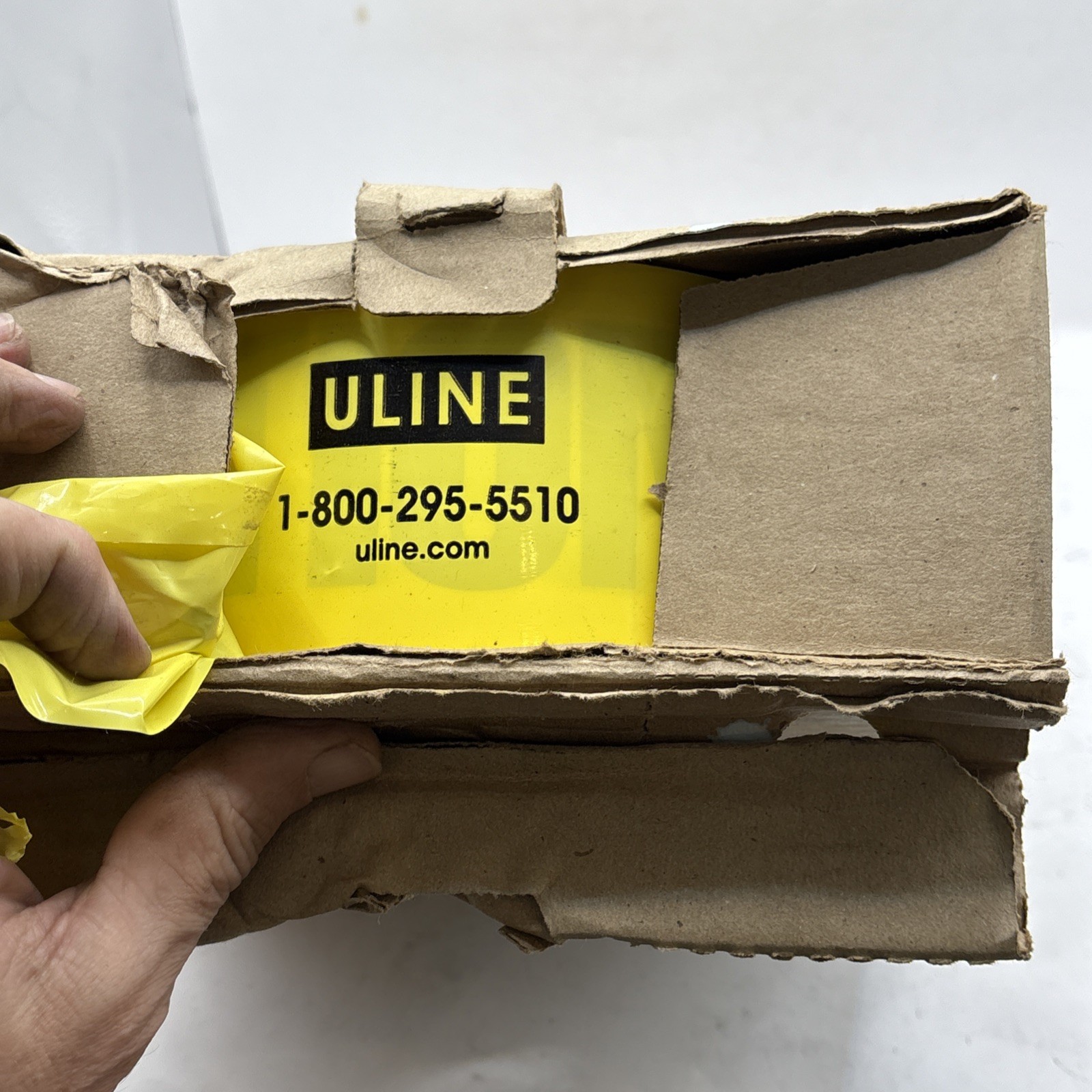 Uline 3” Barricade Caution Tape S-2744 Open Box With Approximately 700 Feet