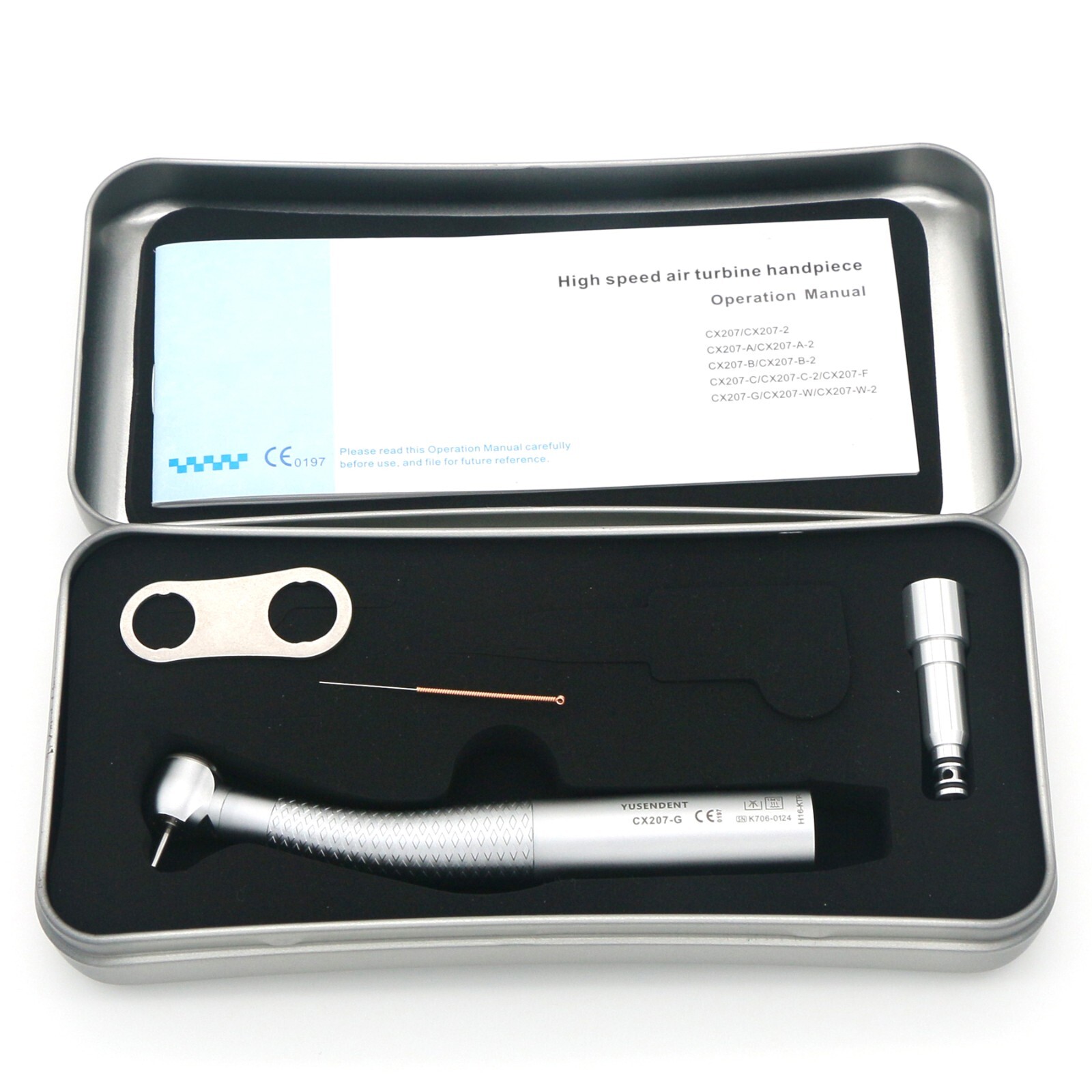 COXO Dental H16-KTPQ High Speed Handpiece Fiber Optic 6 LED for KAVO MULTIflex