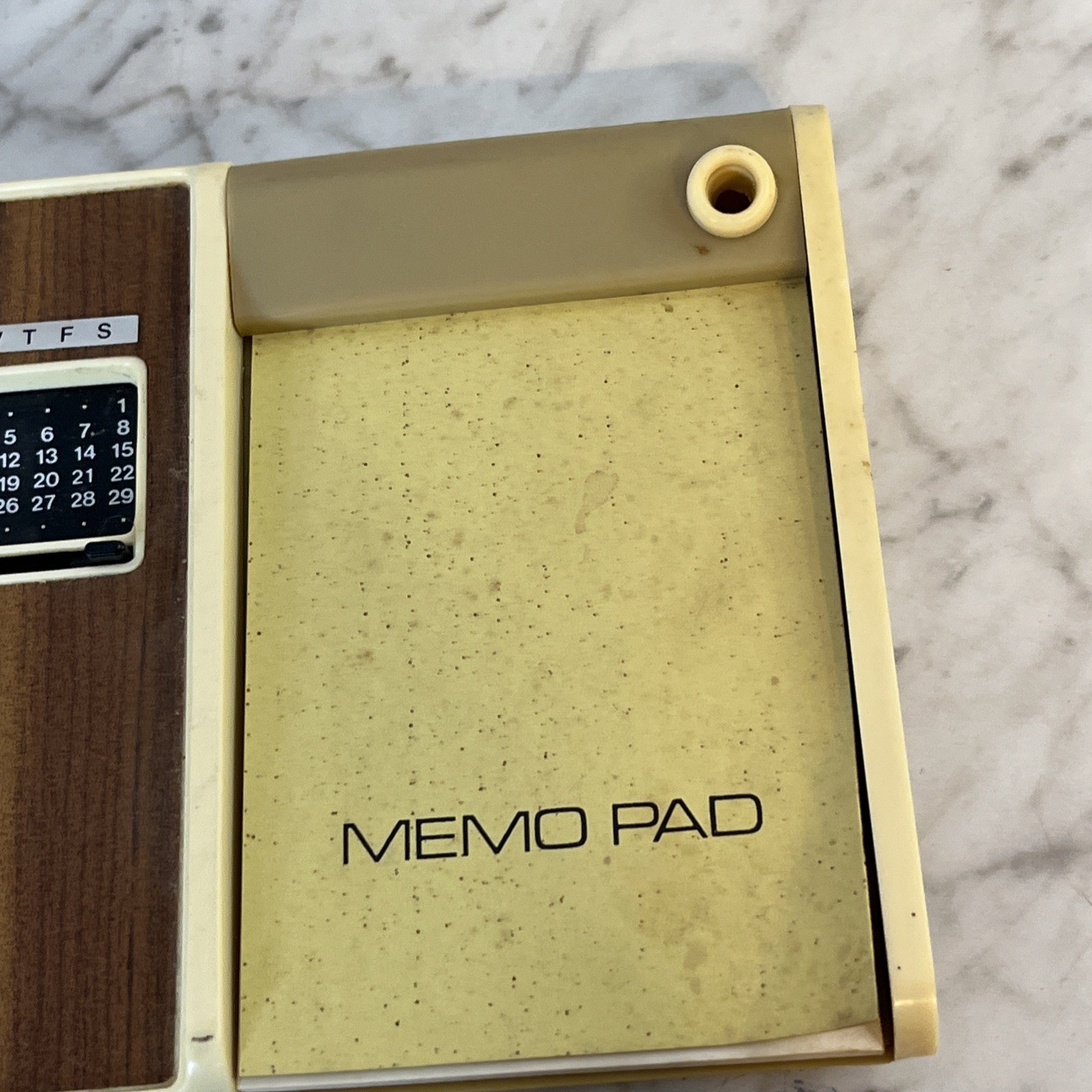 Flip Up Address Book Calendar Memo Pad Desk Top Accessory Hong Kong Vintage
