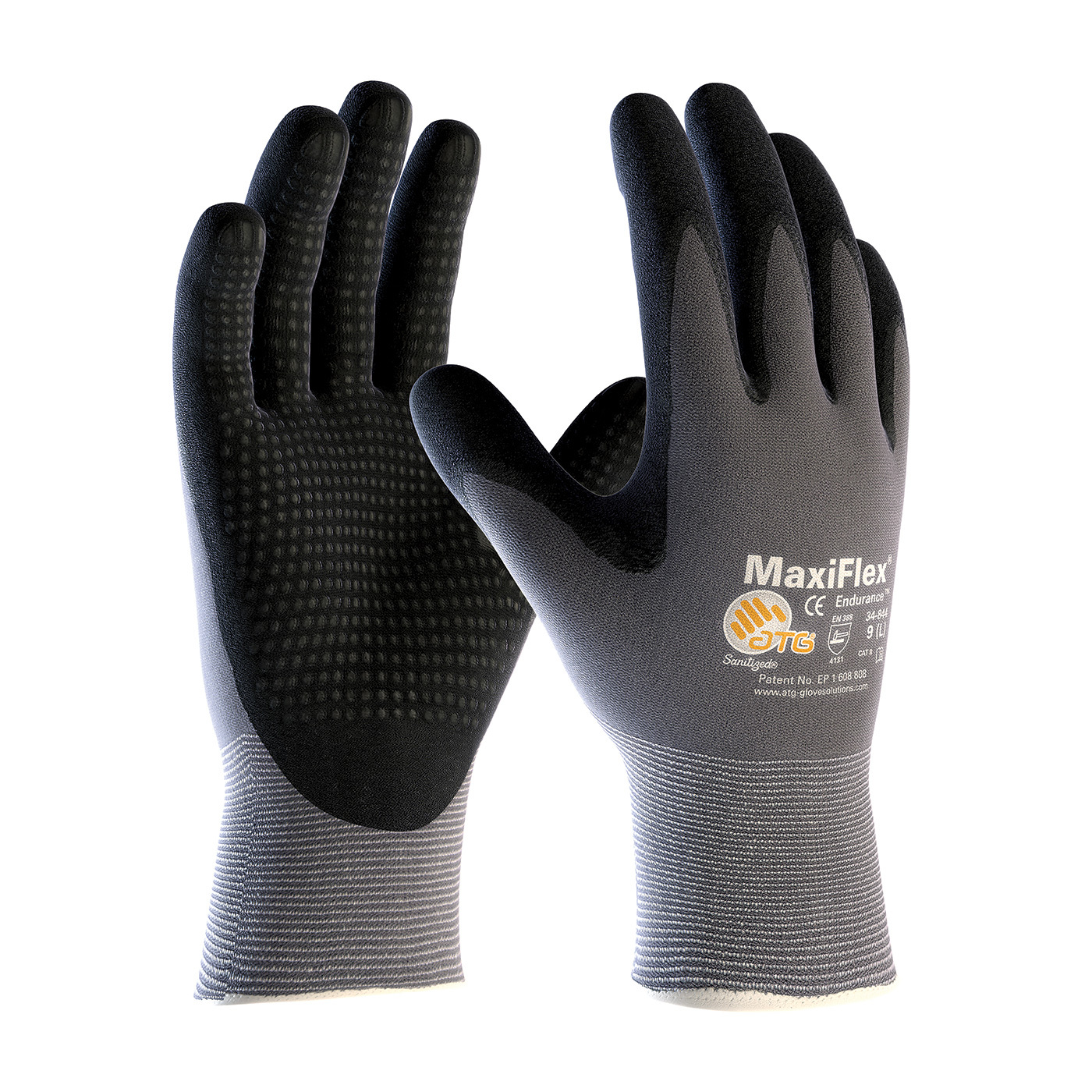 PIP 34-844 ATG MaxiFlex Endurance Micro-Dot Nitrile Coated Gloves 6 Pair SMALL