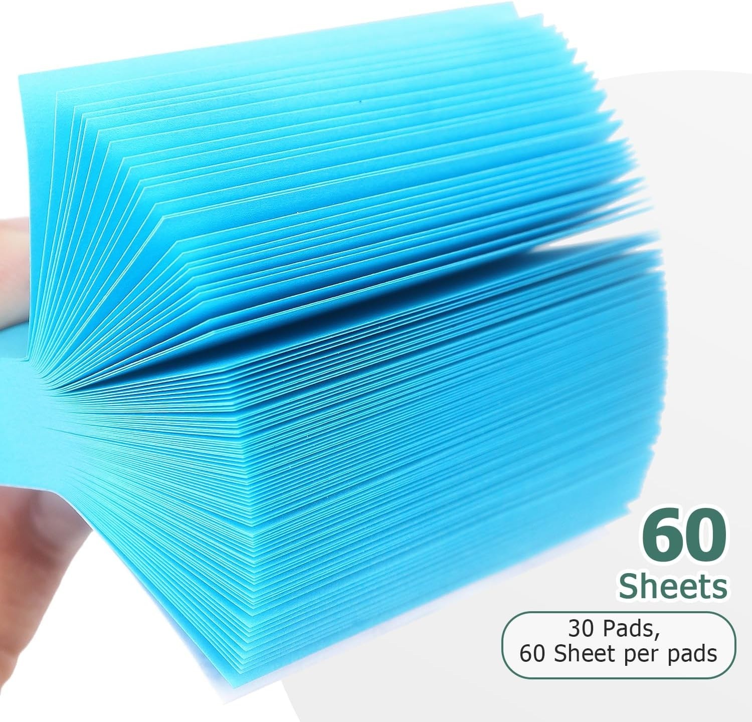 30 Packs Sticky Notes 1.5×2 Inch Self Stick Memo Pads 10 Bright Colors 60 Sheets