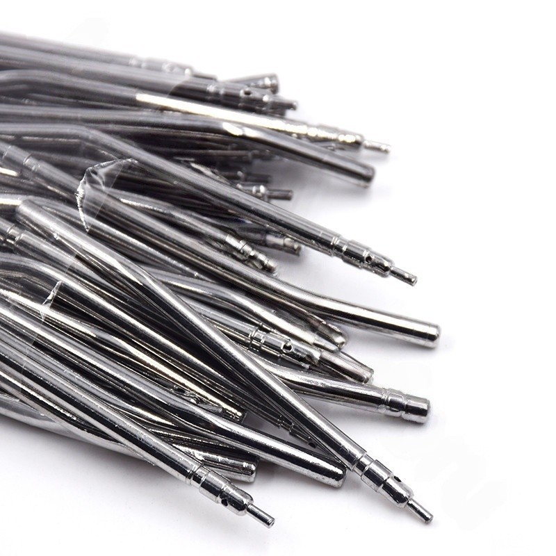 50 Pcs Dental Air Water Triple 3-Way Spray Syringe Metal Spray Nozzle Tips
