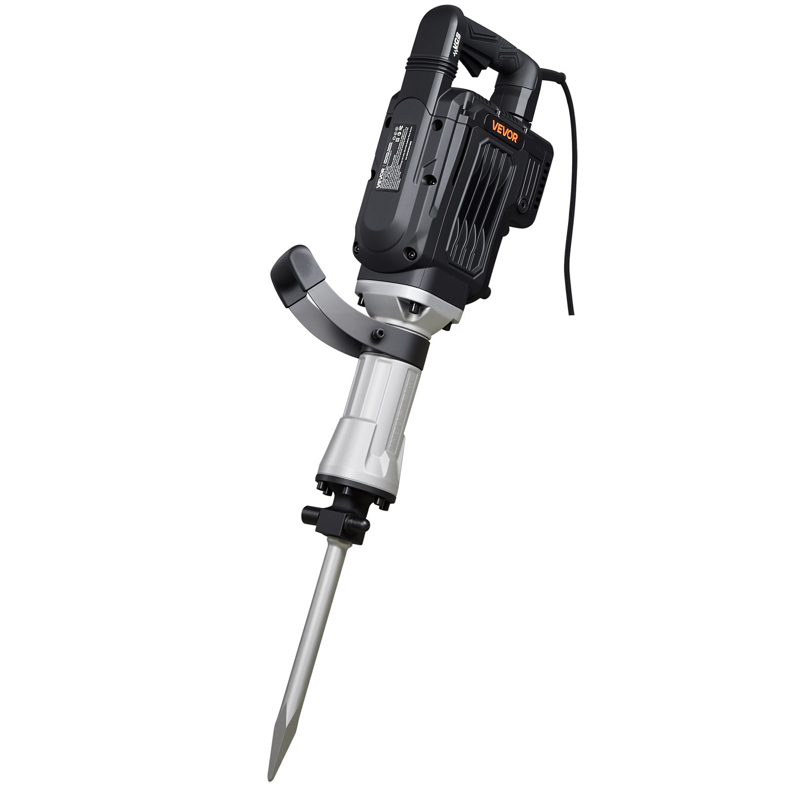 VEVOR Demolition Jack Hammer Electric Concrete Breaker 3000 W 1700 BPM a Chisel