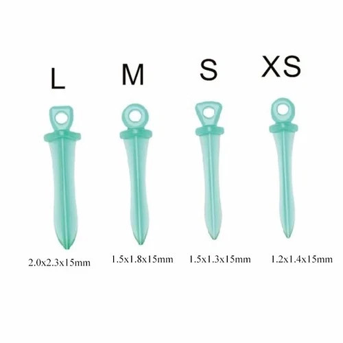 80 Pcs/Pack Dental Matrix Matrices Interdental Wedges Large/Middle/Small/X-Small