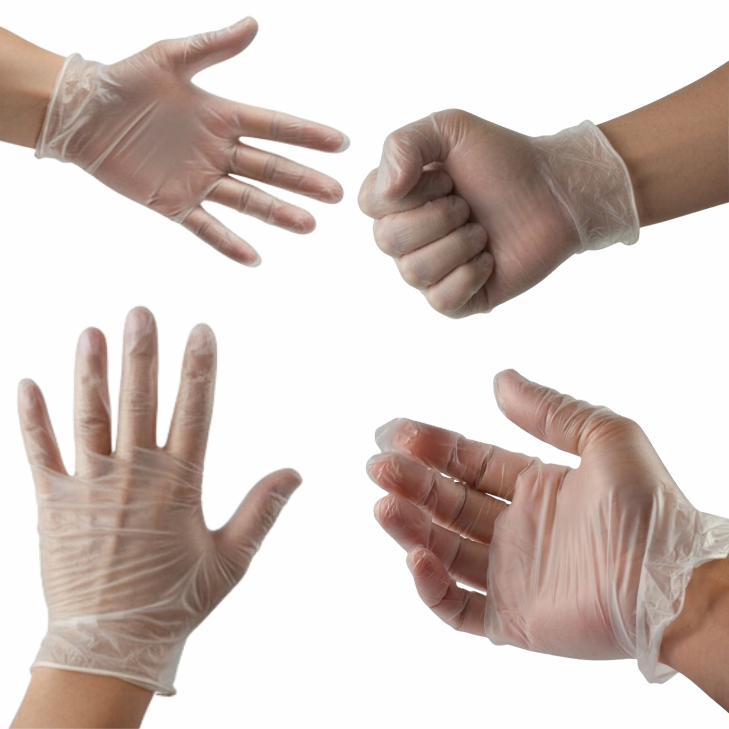 [1000 Pieces] Vinyl Powder-Free Gloves, 5 Mil, Non-Latex, Size: Medium
