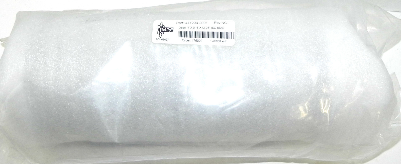 NEW MDC 441204-2001 FLEXABLE FLANGE TUBING 12 1/2” LENGTH 4412042001