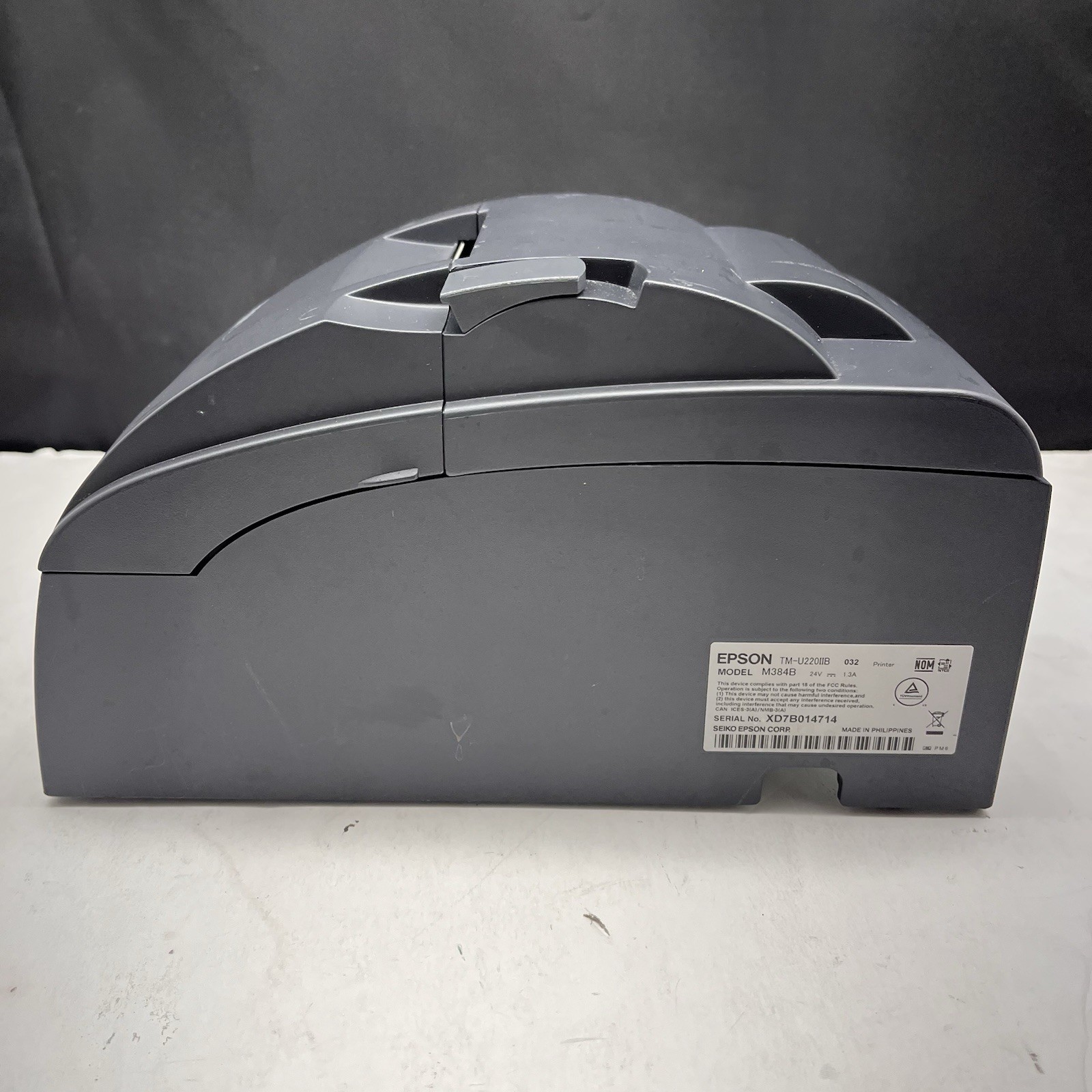 Epson TM-U220IIB M384B Point Of Sale Kitchen Receipt Printer Ethernet J7