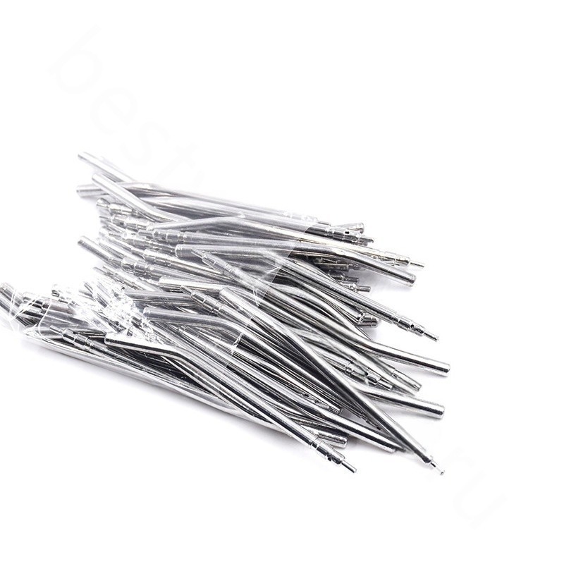 50 Pcs Dental Air Water Triple 3-Way Spray Syringe Metal Spray Nozzle Tips