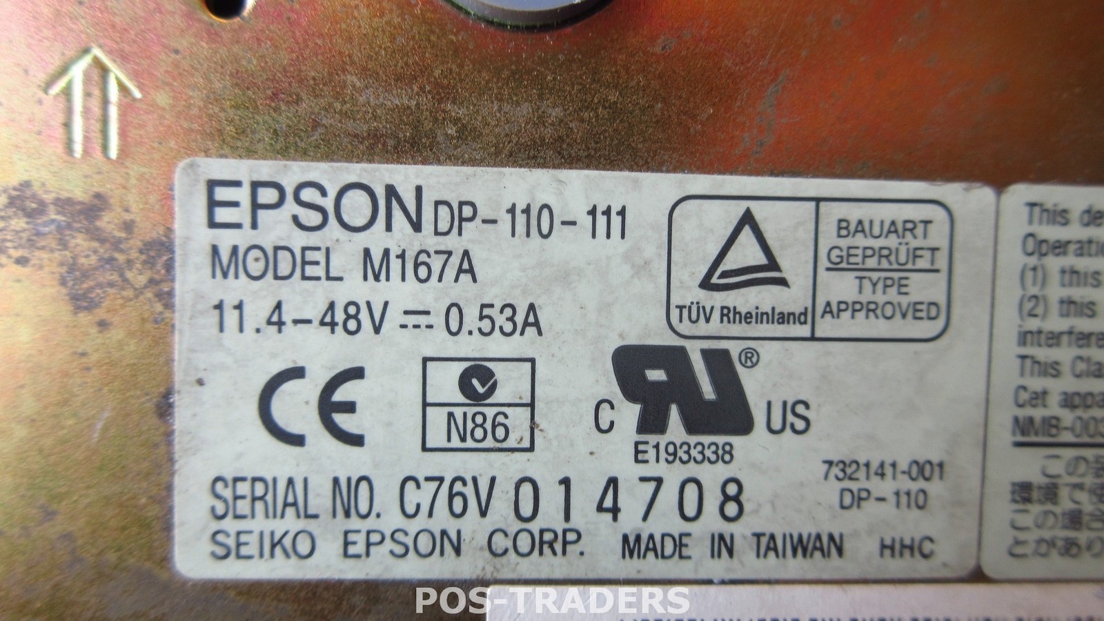 EPSON DM-D110-111 M58DB POS Display POS Display Customer Display EXCL CABLE