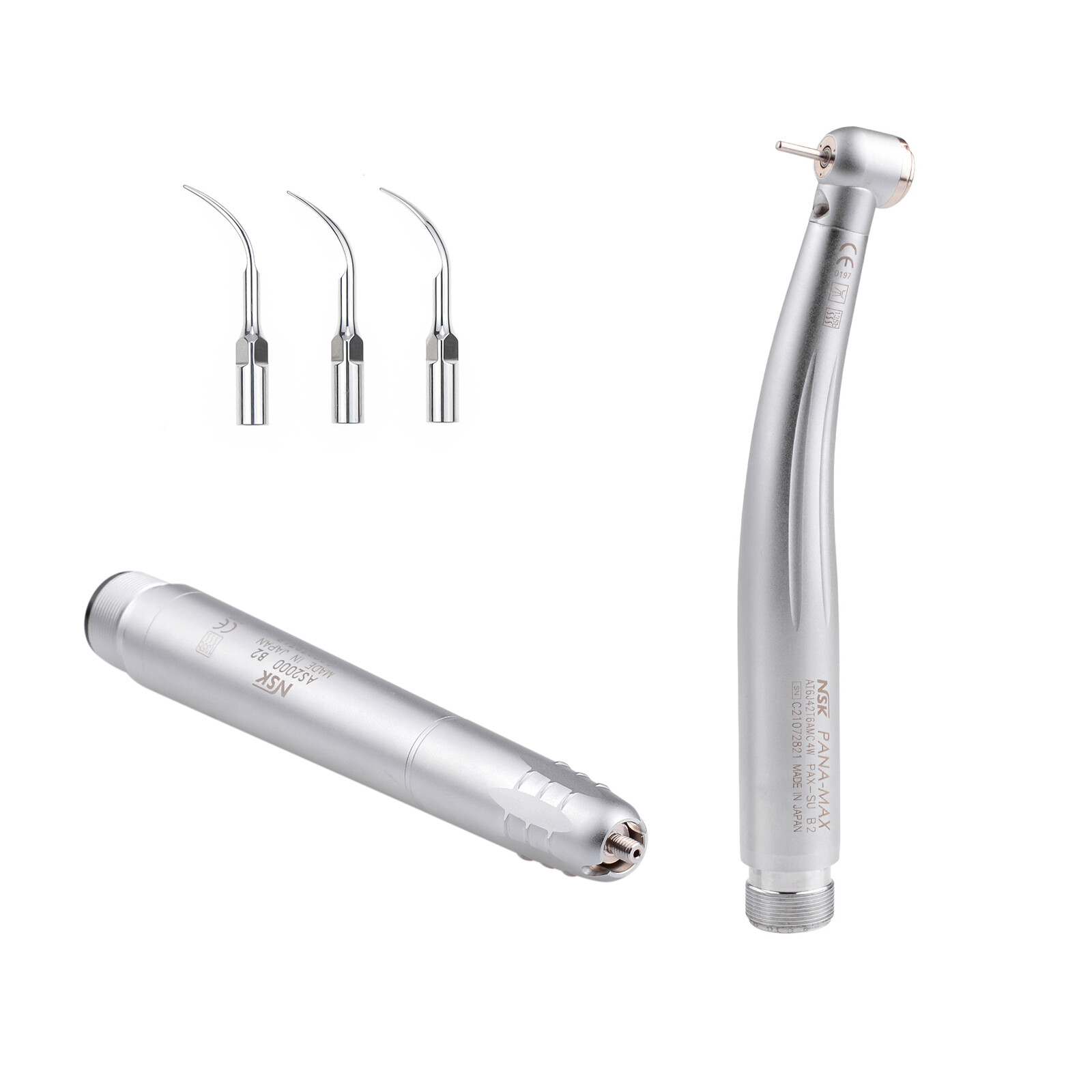 Dental PANA-Max LED High Speed Handpiece+Air Scaler+EX203C Low Speed 2H