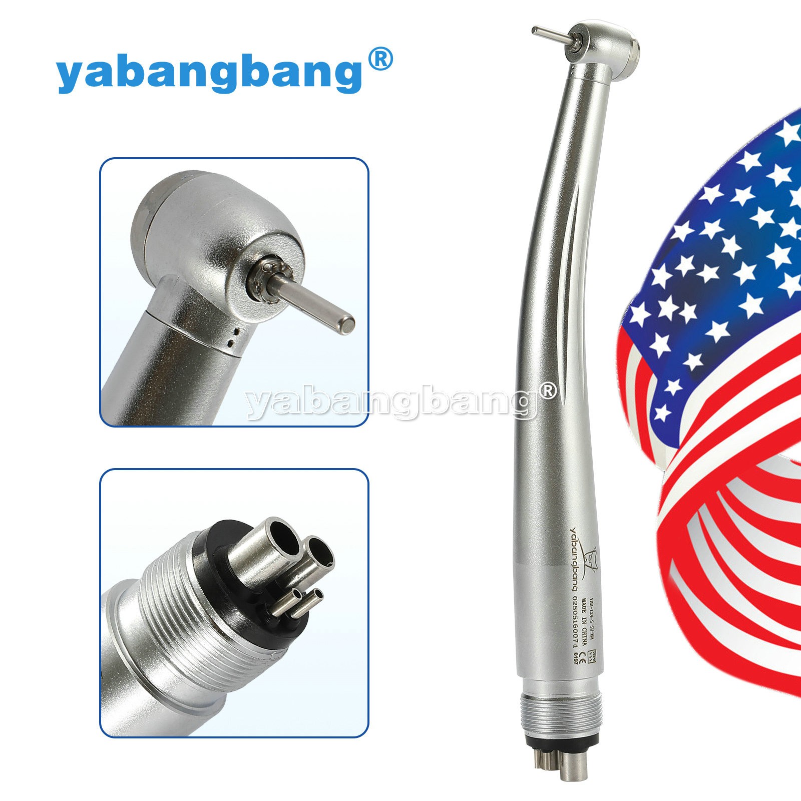 Dental Air Flow Teeth Polishing Polisher Handpiece Hygiene Air Prophy Jet 4 Hole
