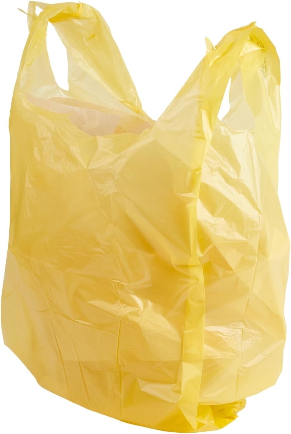 Bags Plastic Grocery T-Shirt Yellow Shopping 1000 Supermarket 11″ x 6″ x 21″