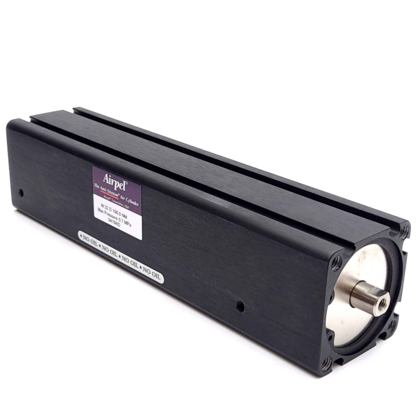 Airpel M32D100.0NM Anti-Stiction Air Cylinder, 32.5mm Bore, 100mm Stroke, 0.7MPa