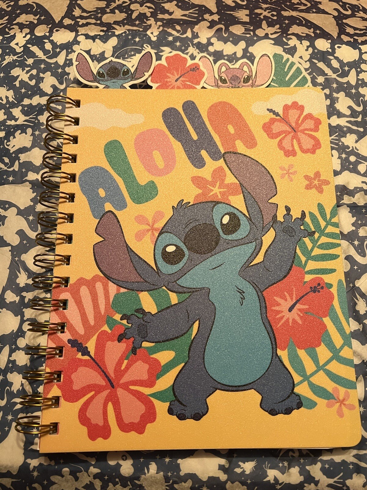 Stitch Journal Soft Plastic Cover with Tabs Aloha 96 Ruled Page