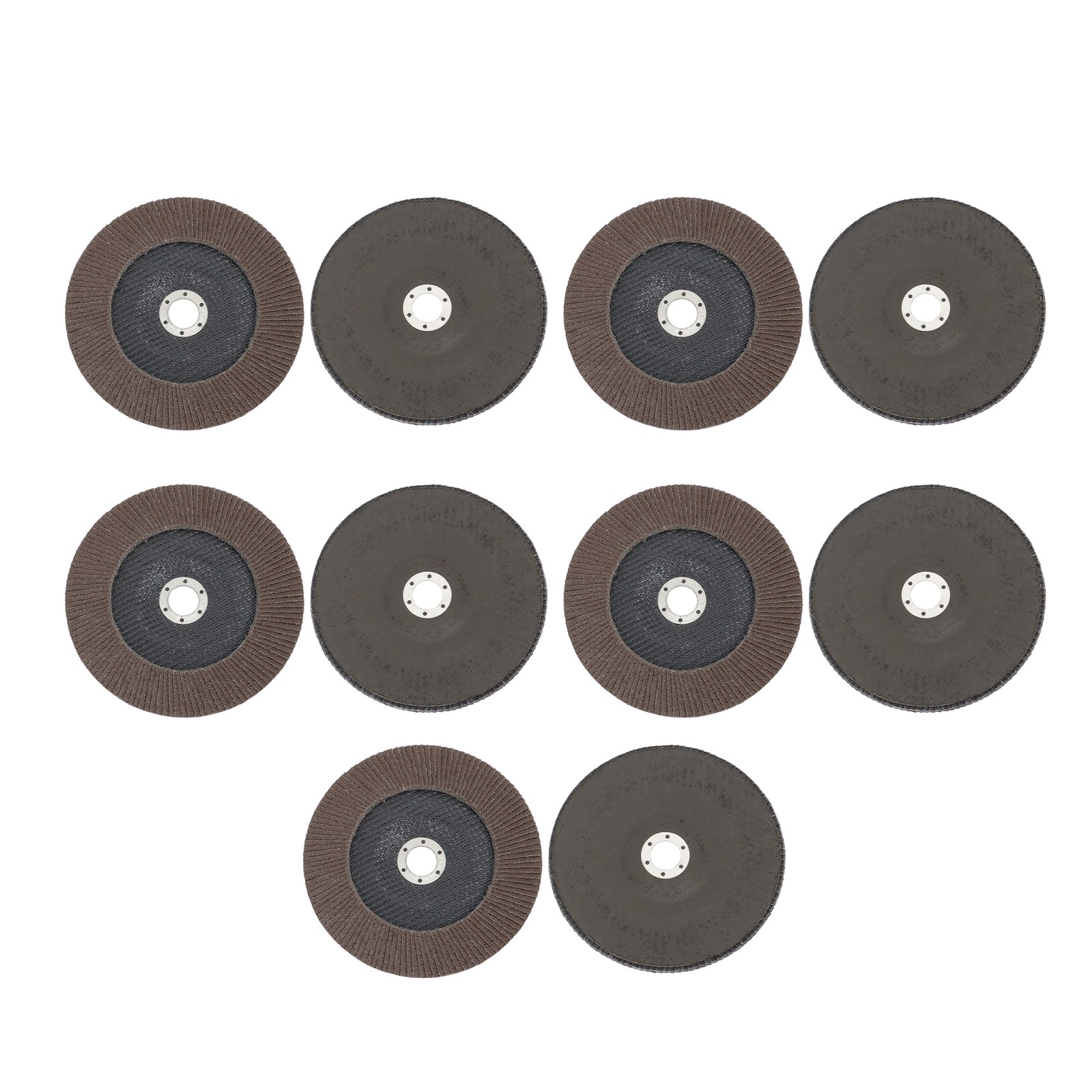 10 Pcs 7″ x 7/8-Inch T29 Flap Discs 40 Grit Flapper Wheel for Angle Grinder