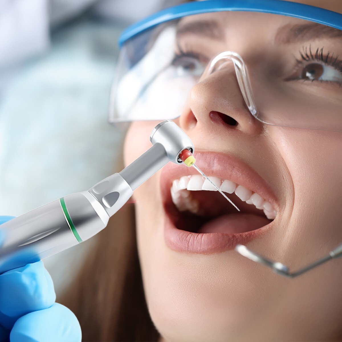 10:1 Dental Endo Reciprocating Handpiece Contra Angle fit for Engine Hand Files