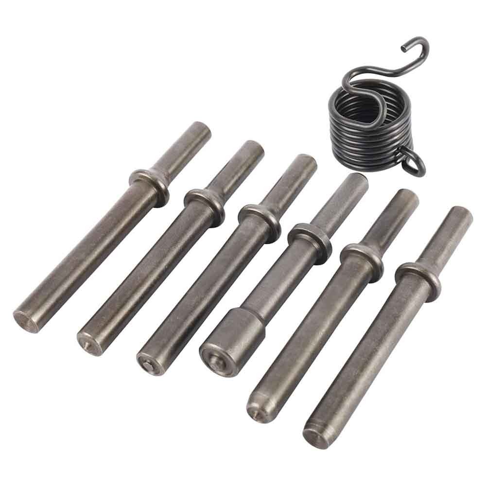 7 Pcs Heavy Duty Smoothing Pneumatic Air Rivet Hammer Tools Steel Air Hammer