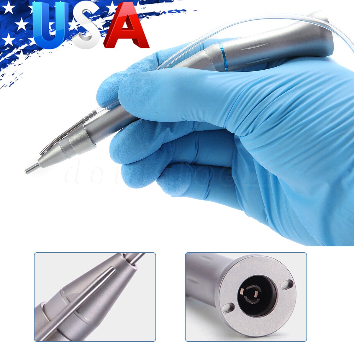 Surgical Dental 20 Degree Straight Head 1:1 Direct Drive Operation Handpiece