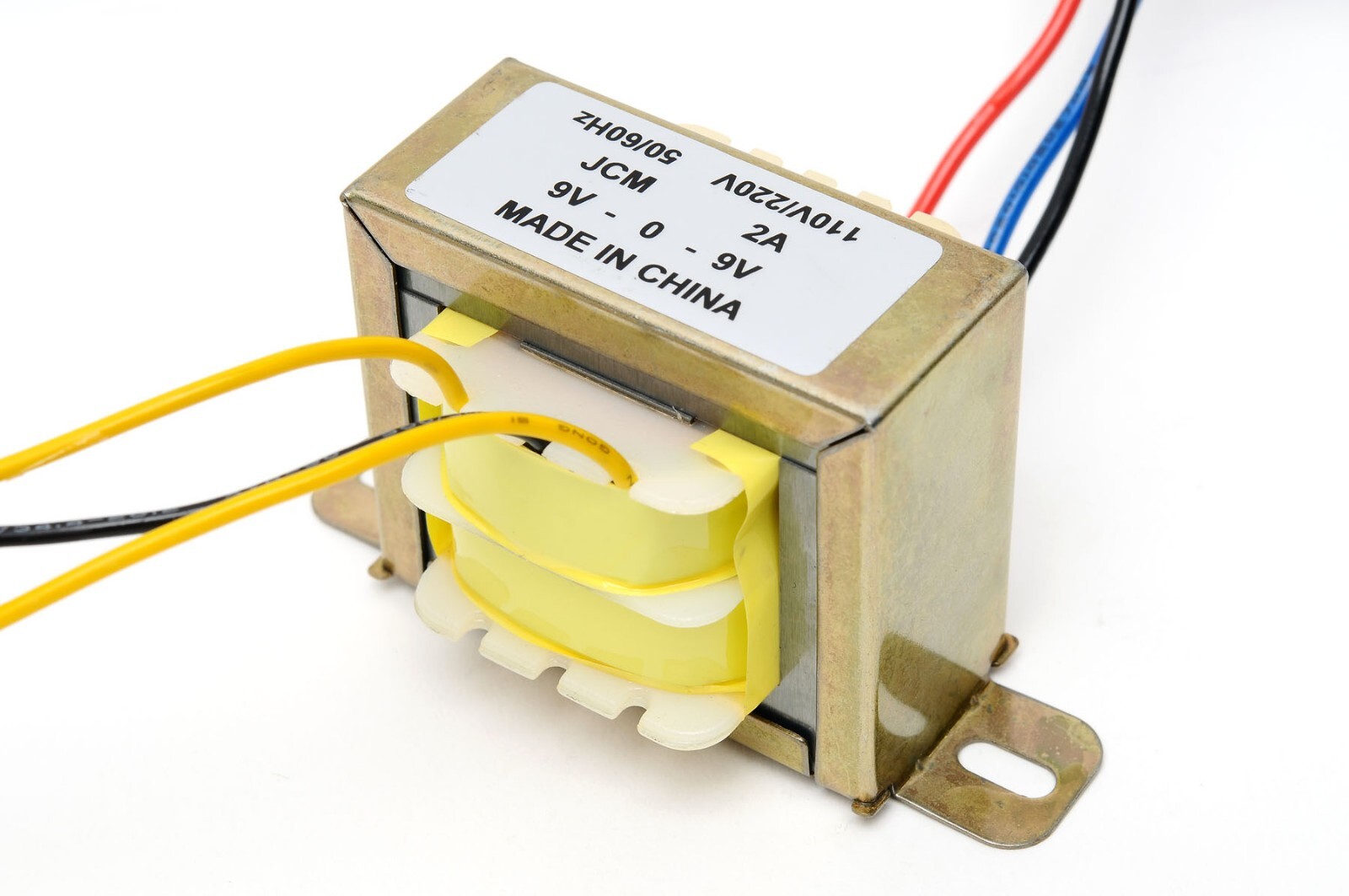 110/220VAC to 18VAC 2000mA 2A Center Tap Power Transformer 9V-0-9V 18V AC 9V x 2
