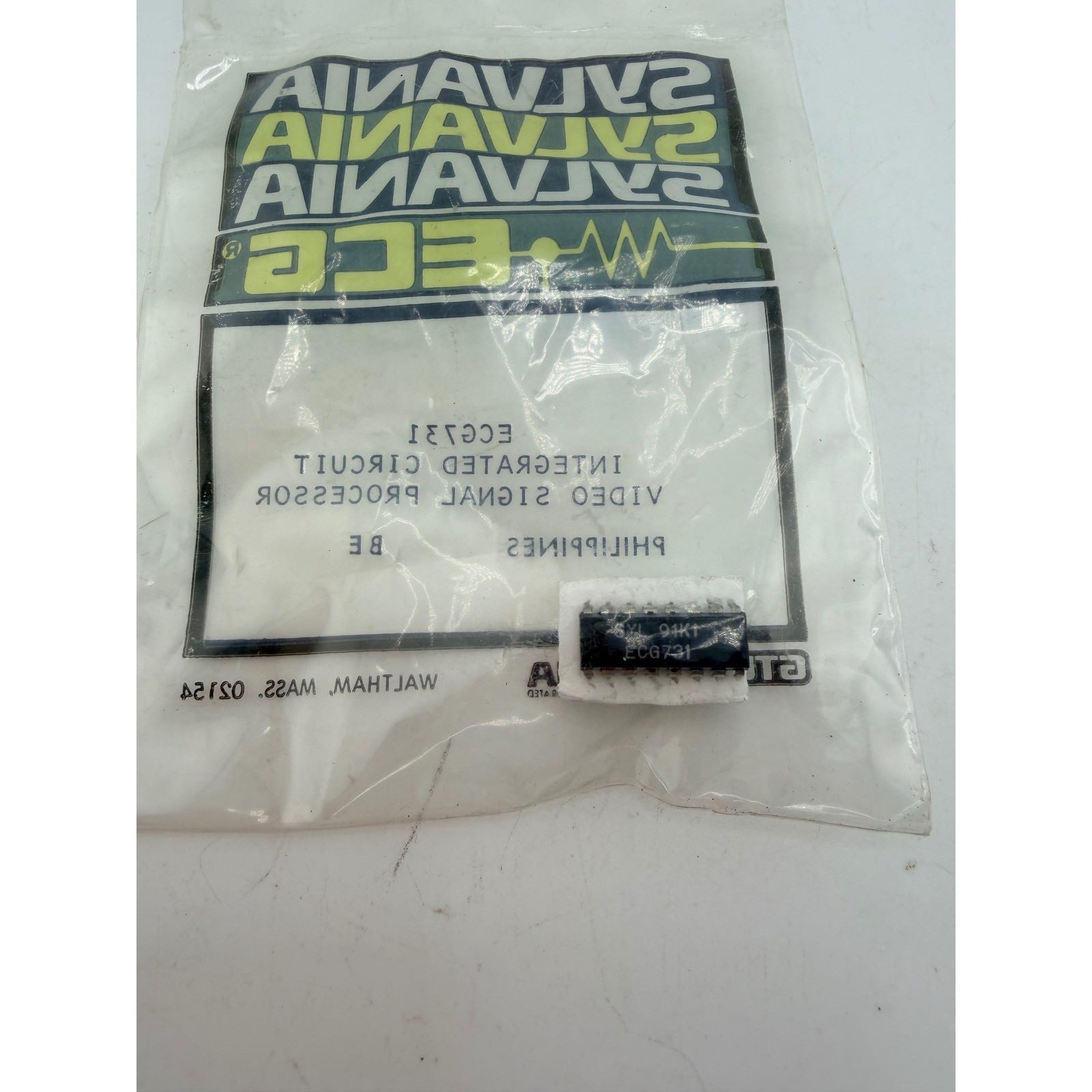 Sylvania ECG731 Integrated Circuit Video Signal Processor GTE NOS Philippines
