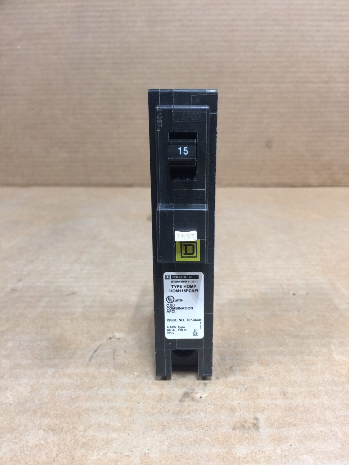 HOUSTON STOCK NEW SQUARE D HOM115PCAFI HOMELINE PLUG-ON FREE 2 DAY AIR SHIPPING