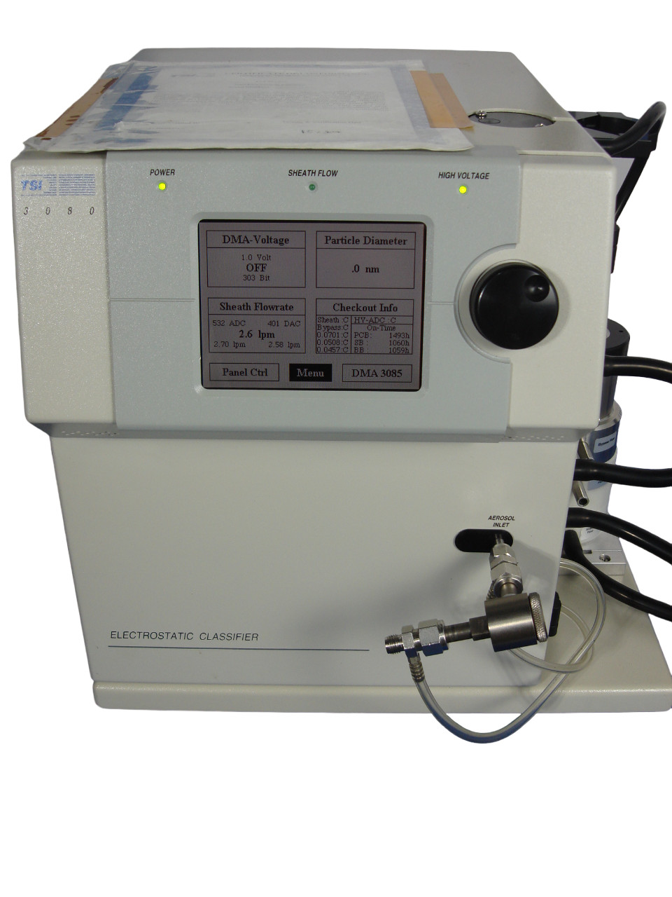 TSI 3080 Electrostatic Classifier 3085 Differential Mobility Analyzer nano DMA