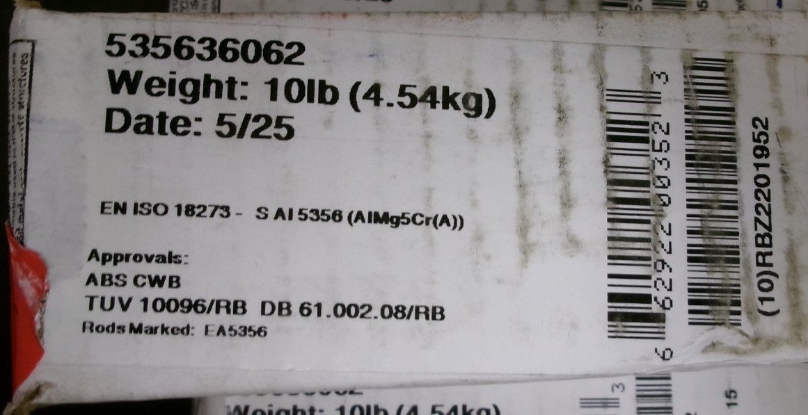 AlcoTec Alcoa Altigweld R4043 1/16″ (1.6mm) Alum. TIG Welding Rod 10 lb #222unA