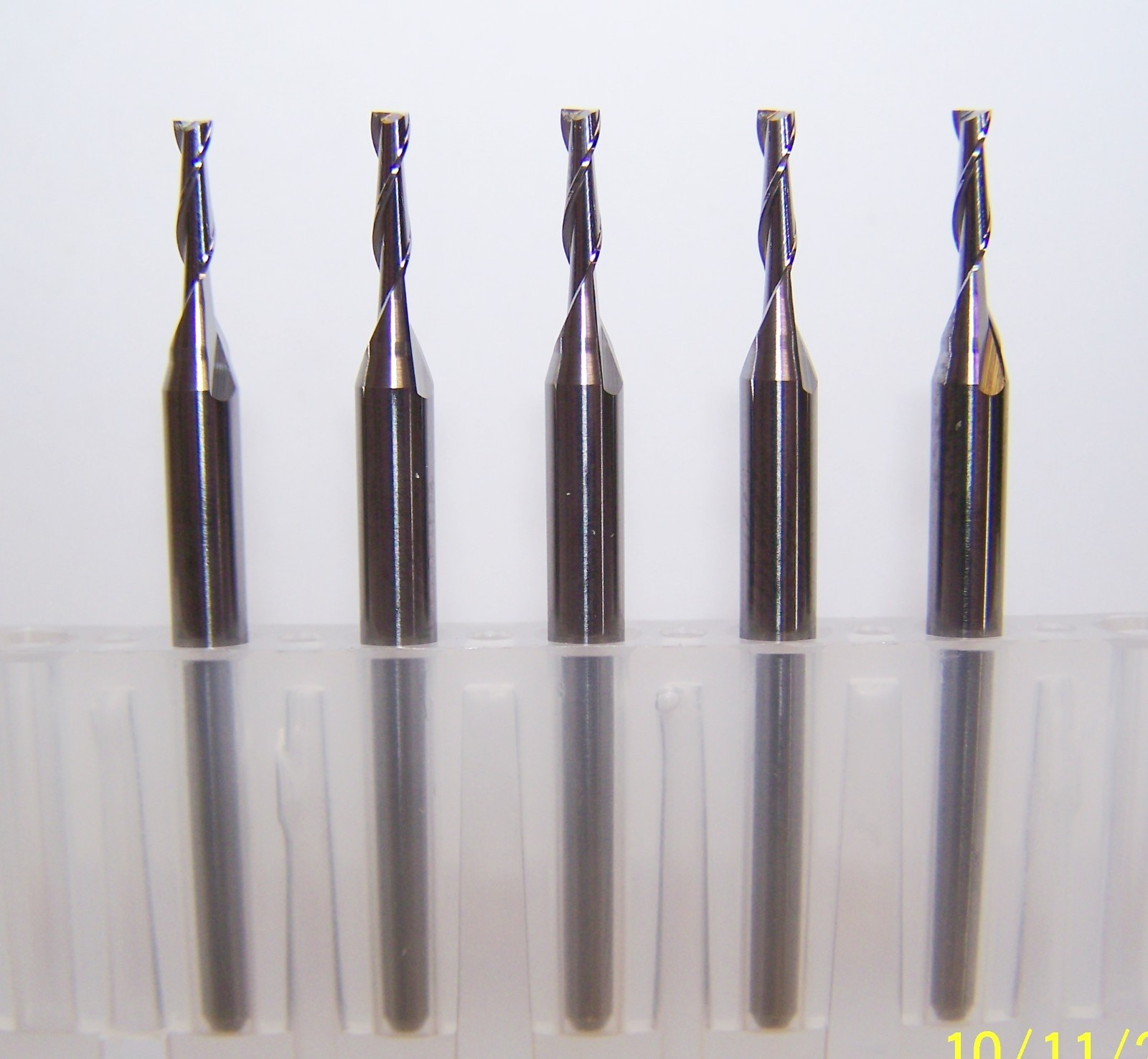 (5) – 1.60mm (.0630″) 2 flute endmills, Overstock Sale 1600-0630.250