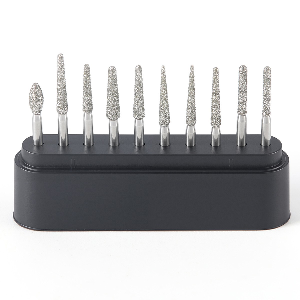 Kit de fresas dentales de diamante corte de zirconia FG 1.6mm alta velocidad