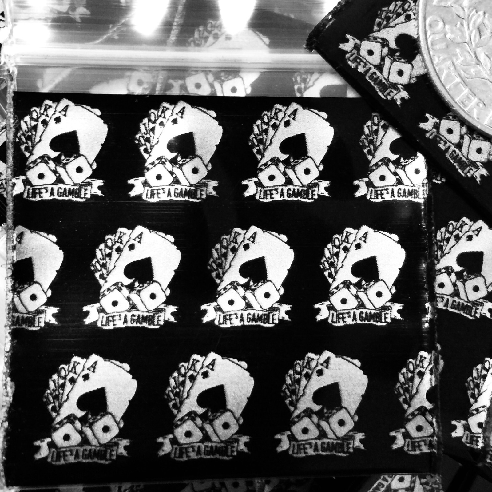 BaggiesSince1987 – 1515 Design Zip Bags METALLIC P 50 D MIX 100PCS, READ DETAILS