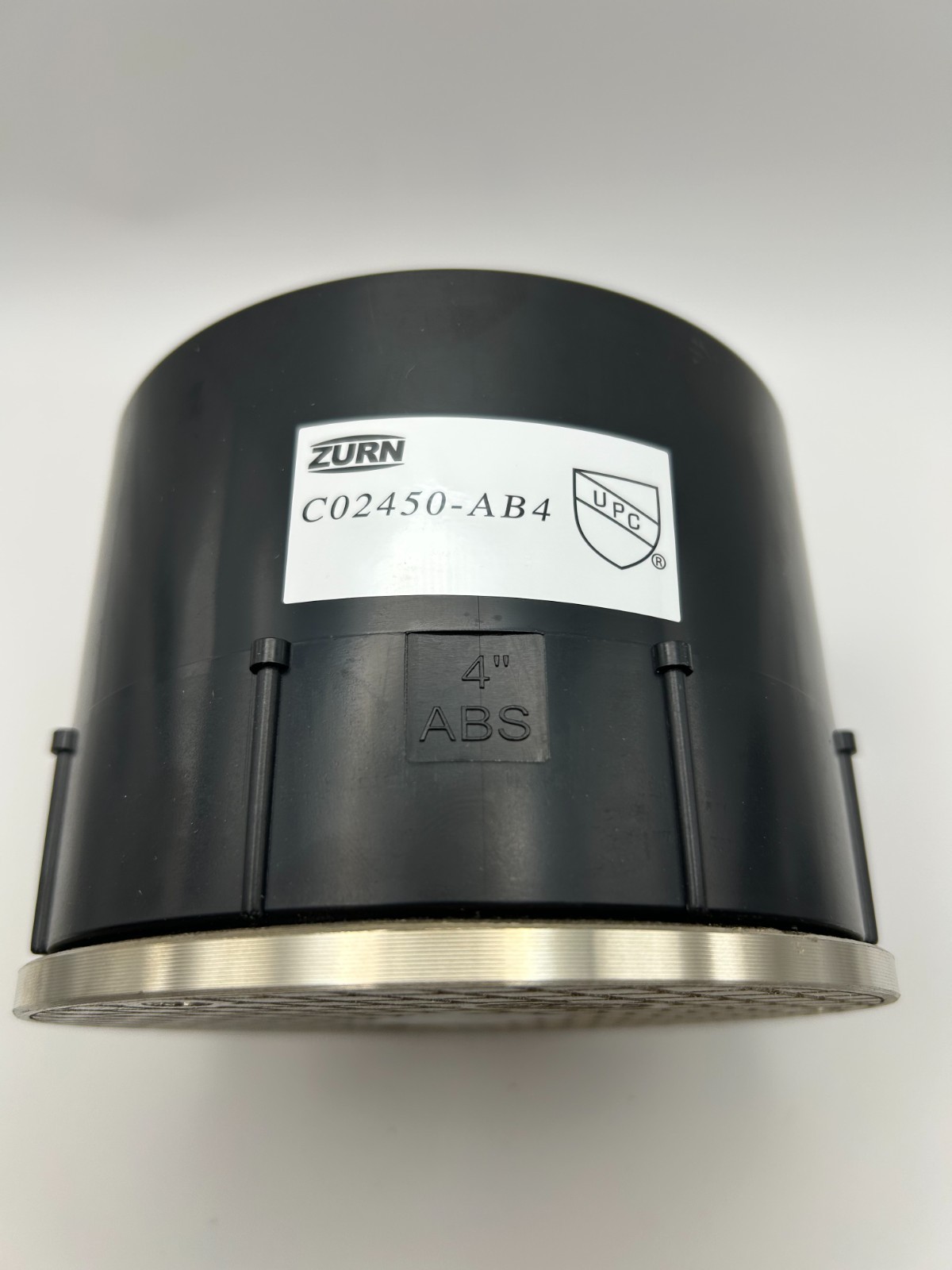 Zurn Co2450-ab4 Adjustable Floor Cleanout Piece Brass, Nickel Top 4”in PVC