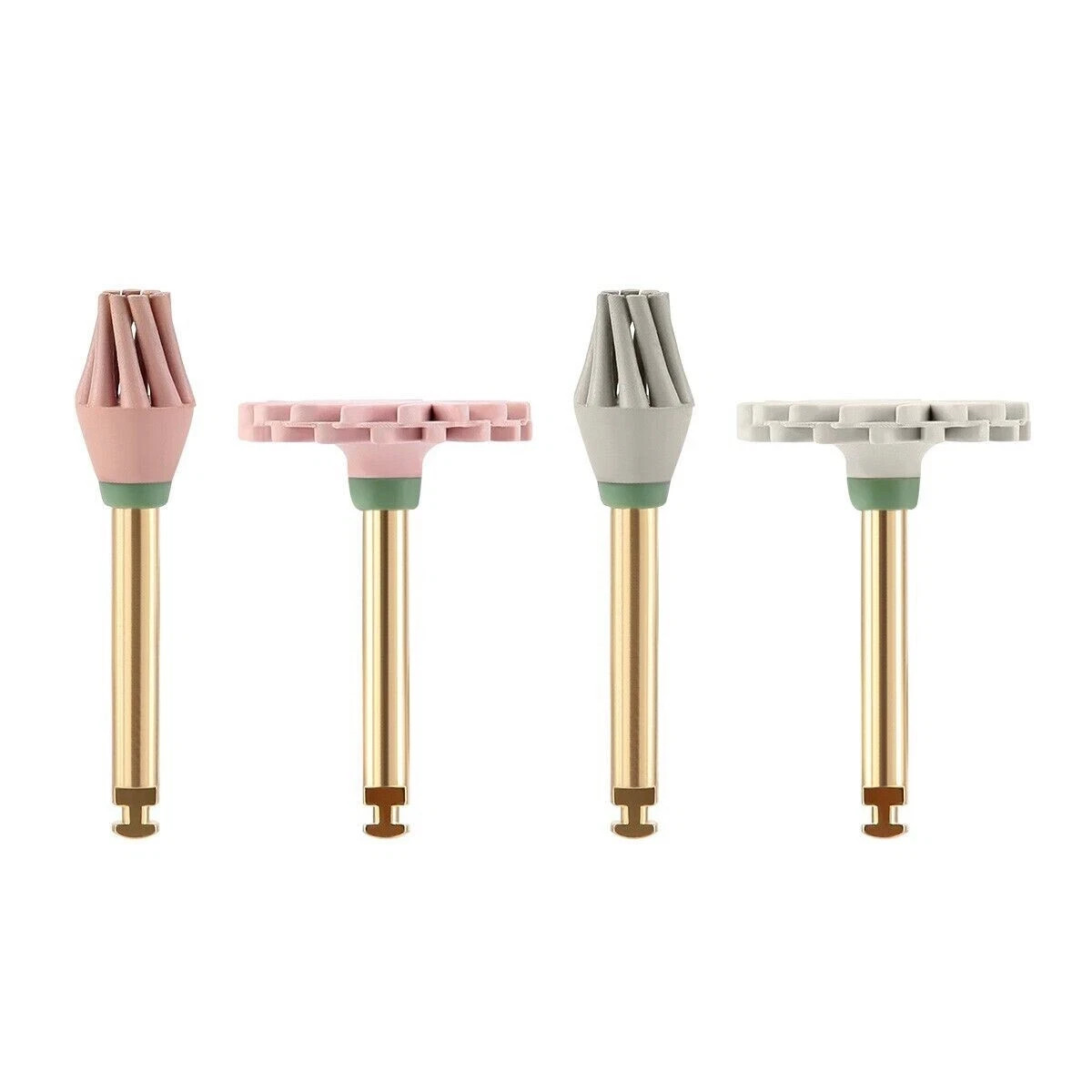 4 Pcs/Box Dental Diamond 135°C Autoclavable Composite Polishing Brush Wheels Kit