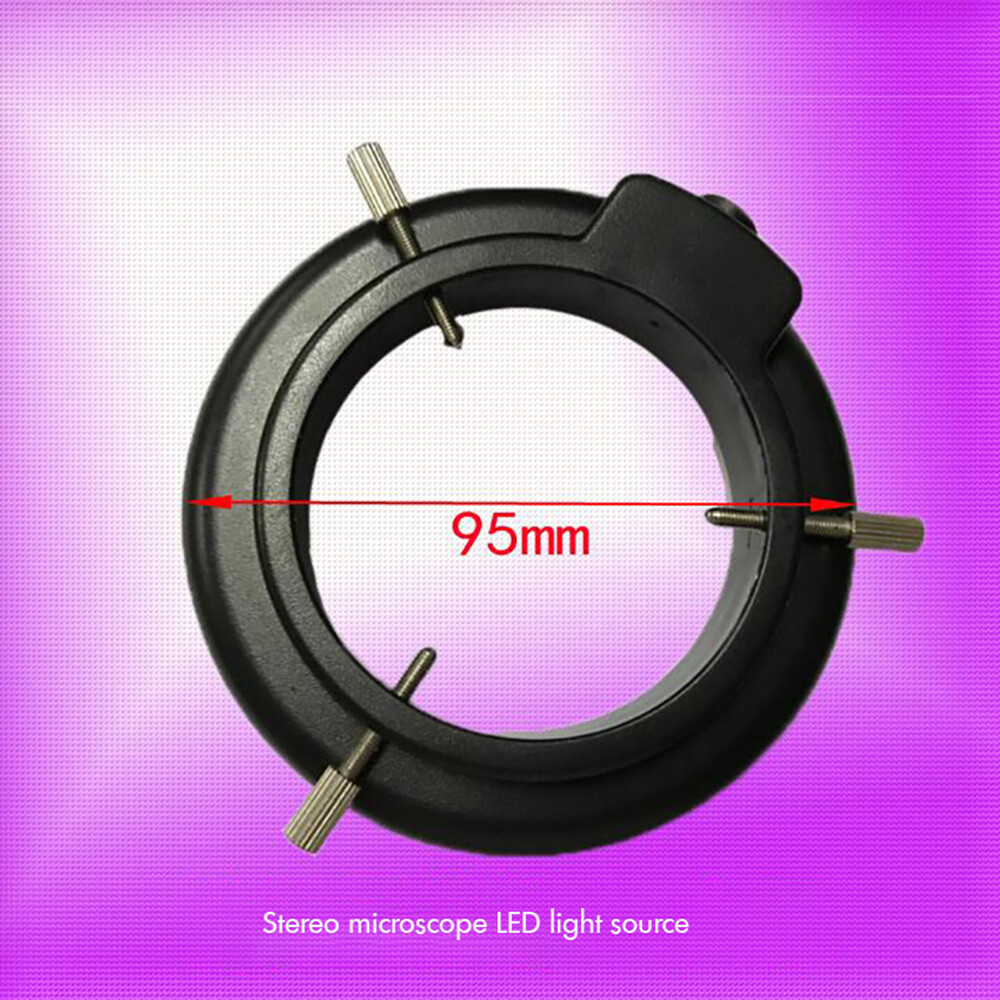 60-LED Adjustable Ring Light illuminator Lamp For STEREO ZOOM Microscope USA