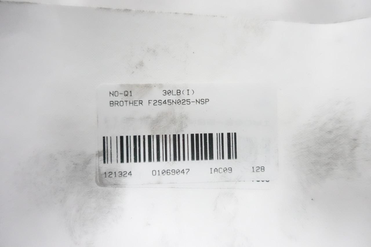 Brother F2S45N025-NSP Right Angle Gear Reducer 2hp 25:1