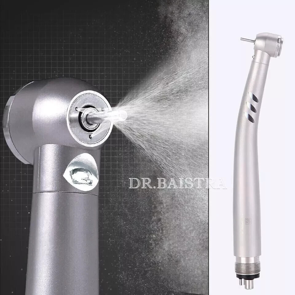 Dental E-generator LED High Speed Ceramic Torque Head Handpiece 4 Hole