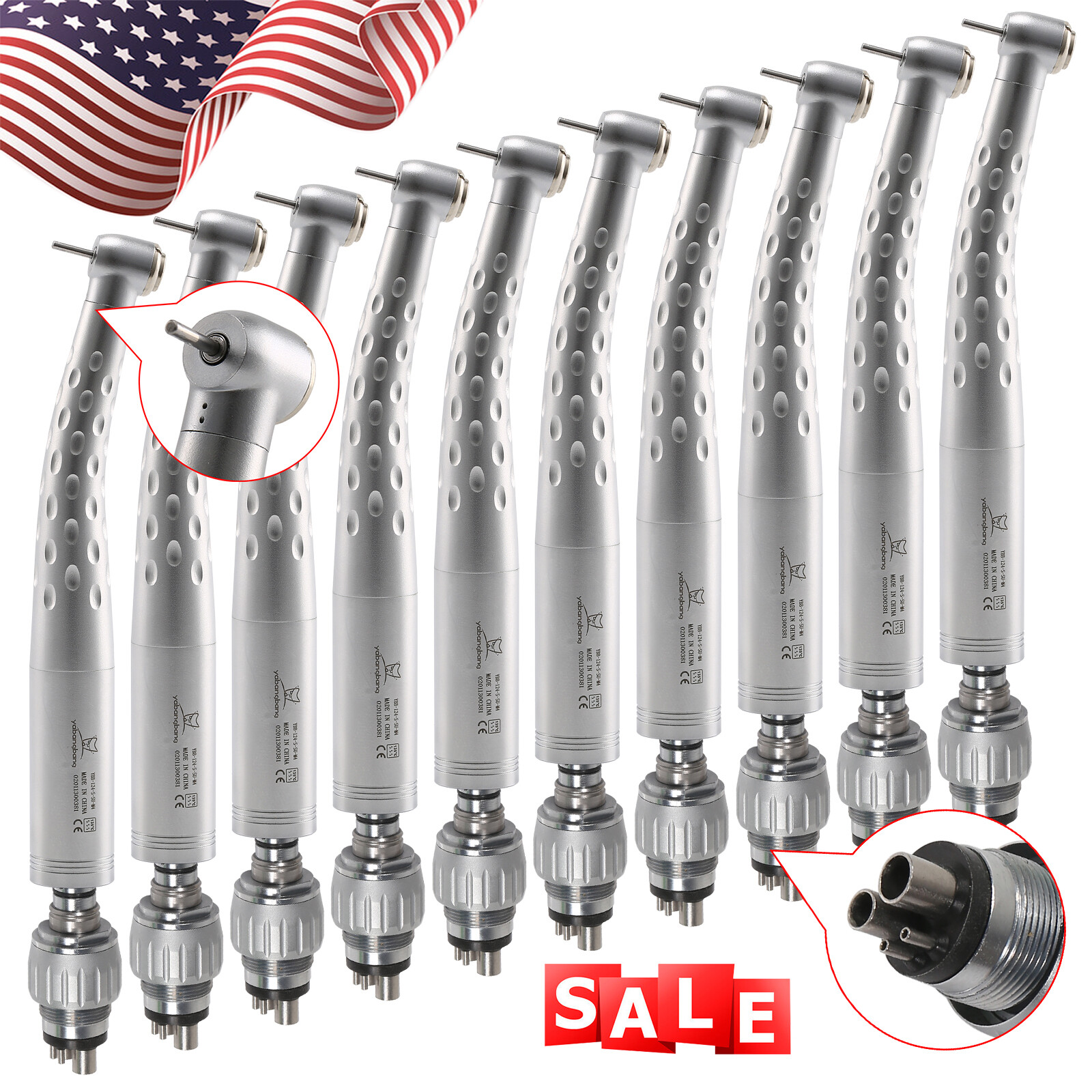 Dental High Speed Handpiece 4 Hole Swivel Quick Coupler Coupling KaVo STYLE