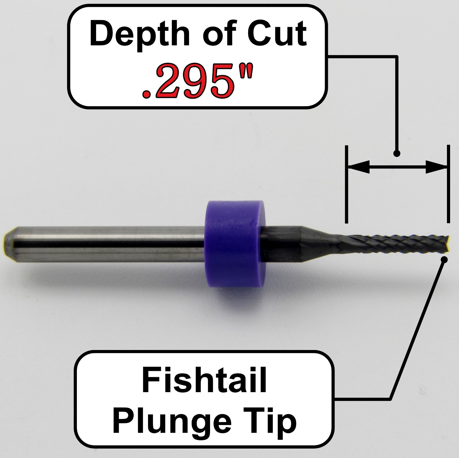 PCD Diamond Coated Carbide Router – 1/16″ 1.60mm – Cuts Carbon Fiber ceramic CNC
