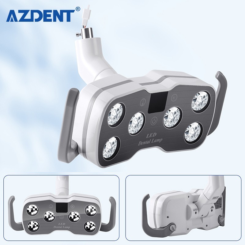 9W Dental 6 LED Lamp Oral Light Lamp For Unit Chair with LCD Display