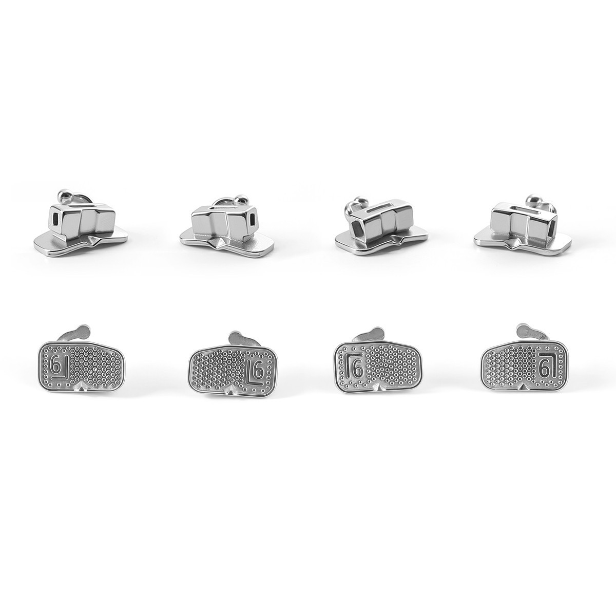 50 Set AZDENT Dental Ortho MIM Buccal Tube Roth/MBT 0.022 1st Molar Bondable