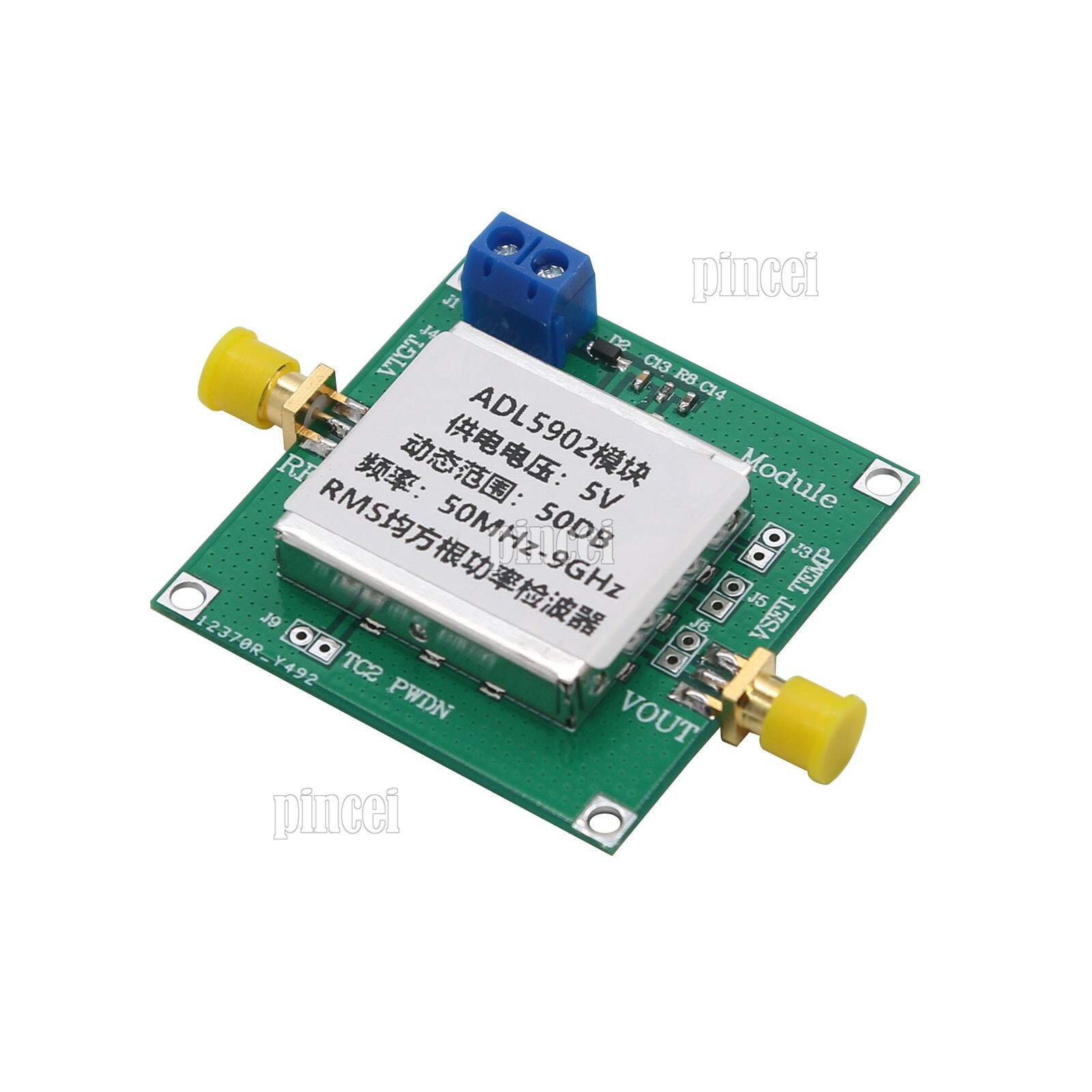 ADL5902 50MHz-9GHz RMS RF Power Detector Meter 65dB TruPwr Detector