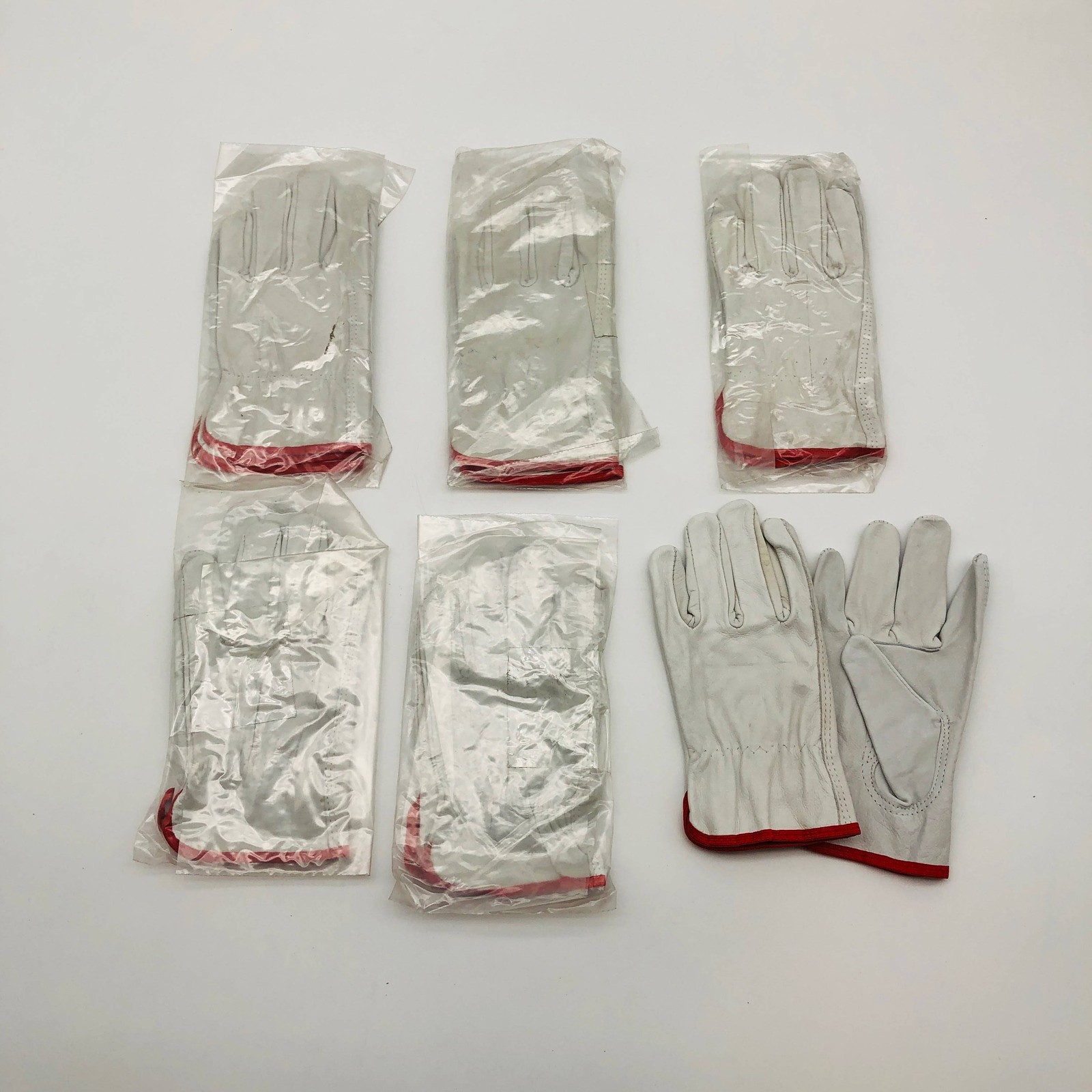 PIP 68-162 Drivers Gloves Sz Small Leather Top Grain 1880 Keystone Thumb 6 Pairs