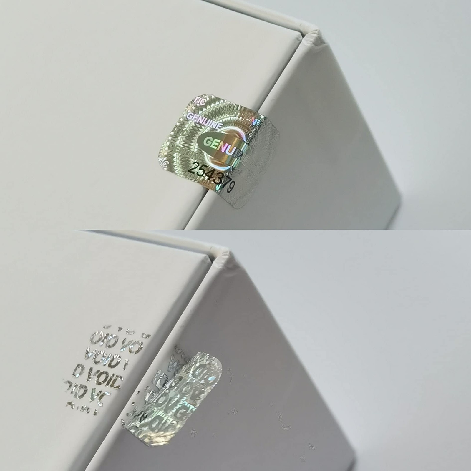 500 PCS Tamper Proof Hologram Stickers Silver Void Warranty Labels
