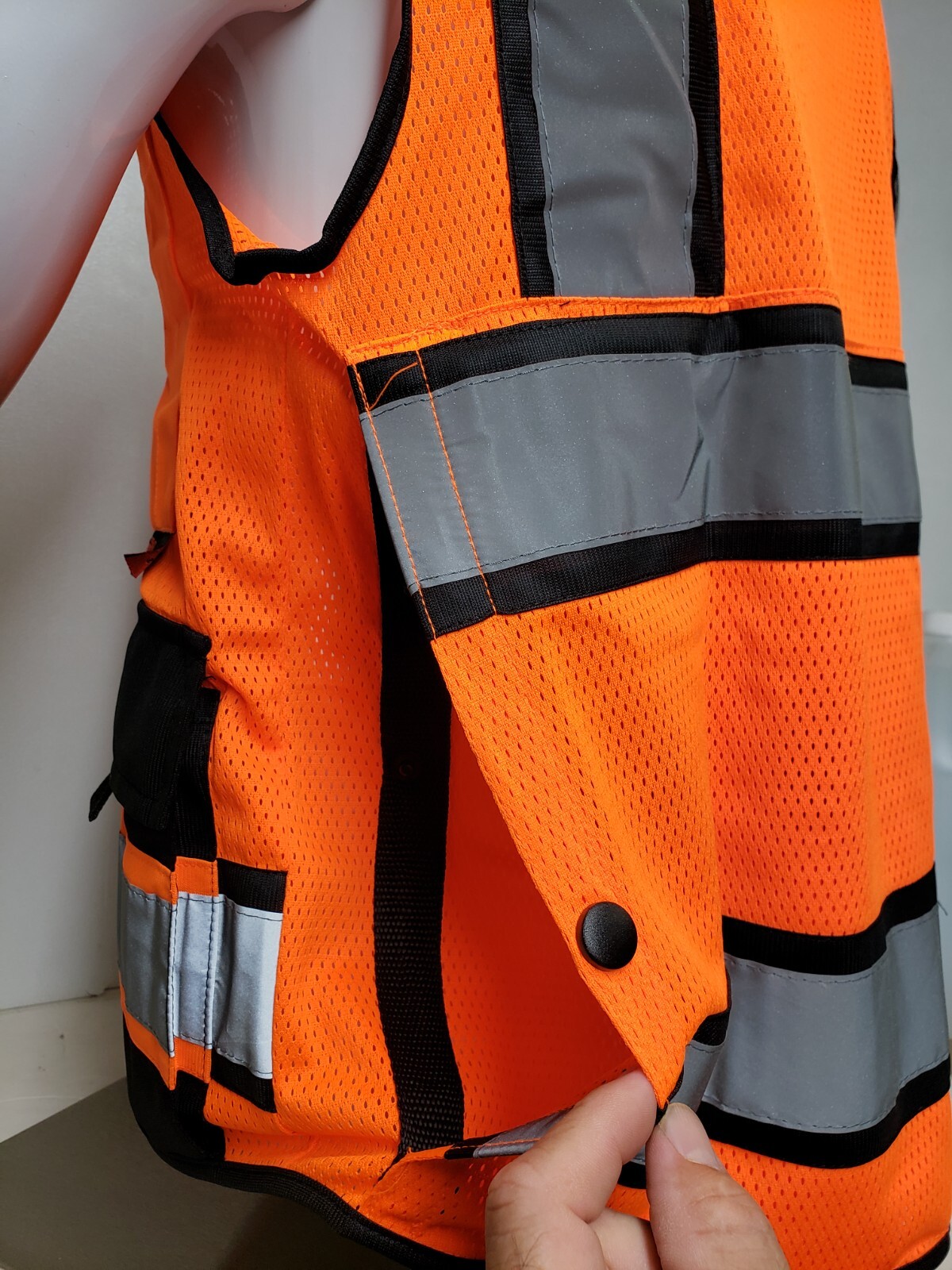 Surveyor Two Tone Safety Vest ANSI/ ISEA 107-2015 Approved (XSmall to 5XL)